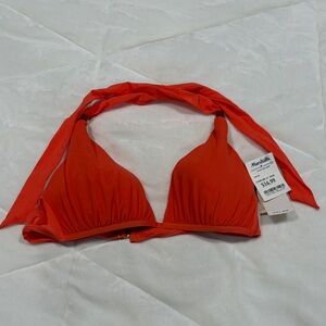 Women's Orange Bikini Top